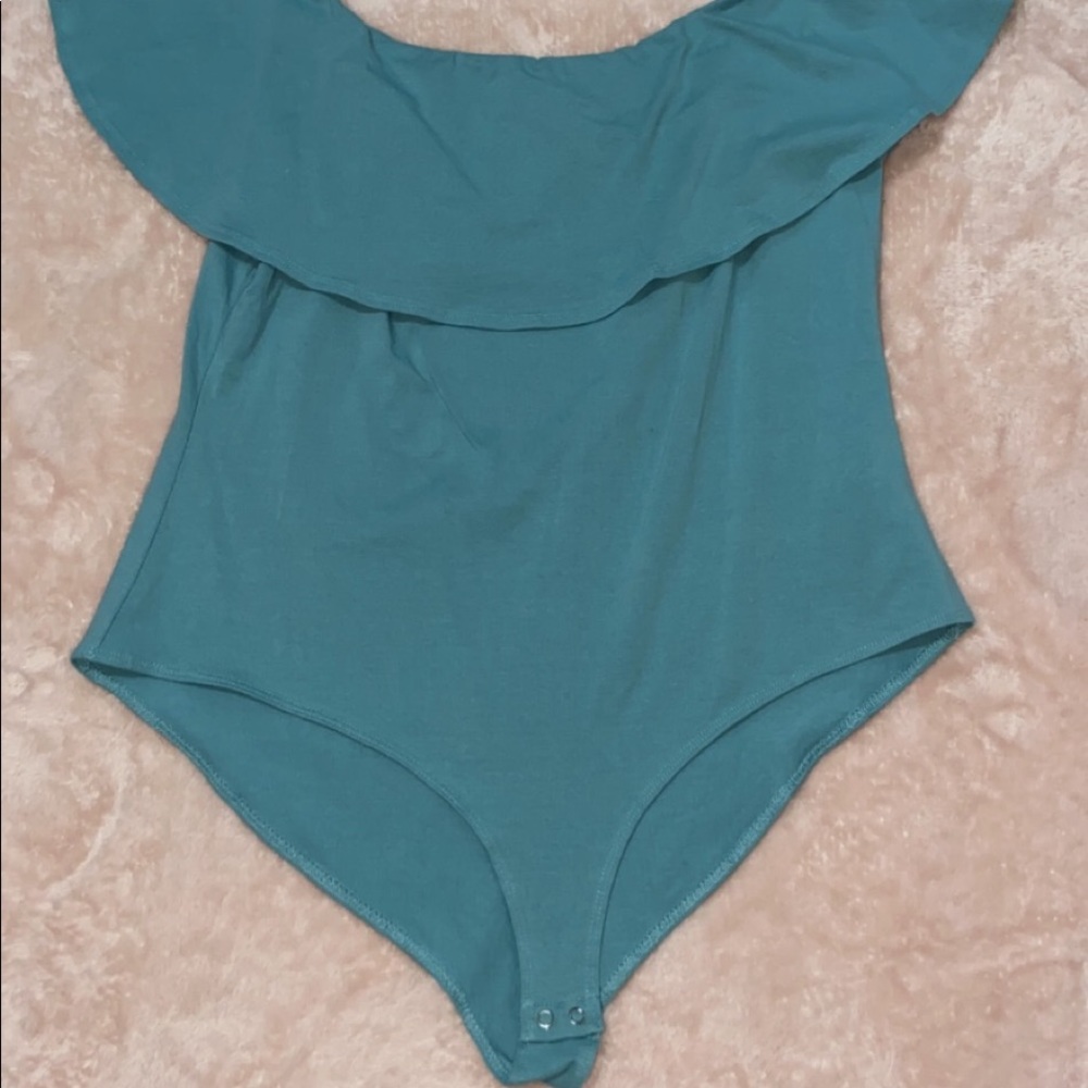 body suit in teal - Picture 2 of 2